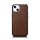 iCarer Leather Oil Wax do iPhone 14 Plus (MagSafe) brązowy - 1201186 - zdjęcie